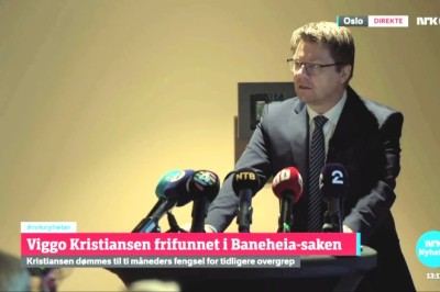 Viggo Kristiansen frikjent i Baneheia-saken - Pressekonferanse med Advokat Bjørn André Gulstad m/fl.