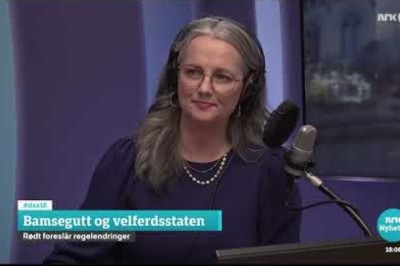 NAV-BAMSEGUTT-TORE PÅ SPORET - Dagsnytt 18 - Det umulige NAV - Rødt Mímir Kristjánsson og AP