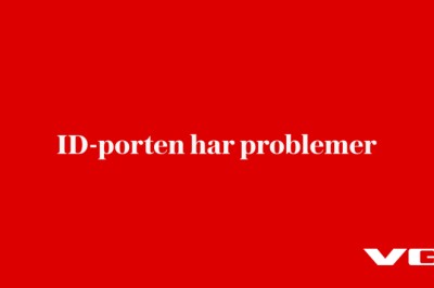 ID-porten har problemer