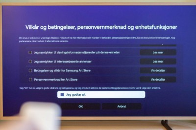 TV-en er utstyrt med teknologi som kan registrere brukervaner.